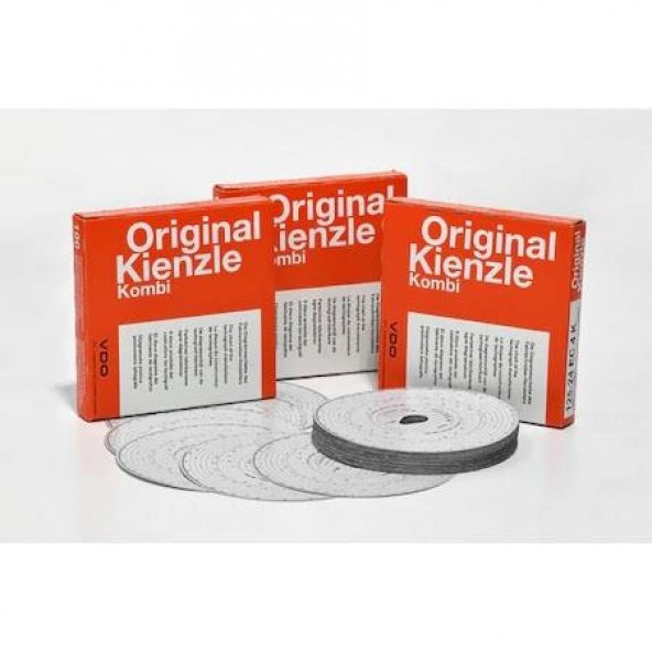 Original Kienzle Kombi Takoğraf Kağıdı 125 Lik 125-24 EC 4 K - 2