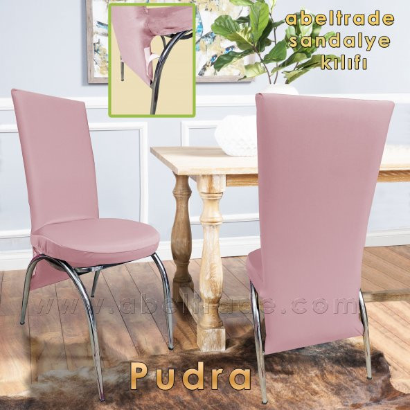 Kelebek Sandalye Kılıfı.En Boy Likralı Pratik Kumaş.6 LI - 6