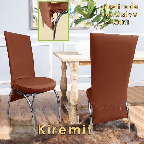 Kelebek Sandalye Kılıfı.En Boy Likralı Pratik Kumaş.6 LI - 9