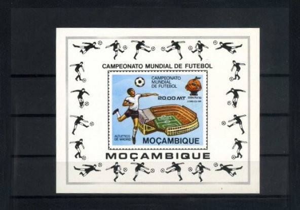 Bahadır Pul Evi, 1981, MOZAMBİK, Amerika'82 FIFA Dünya Futbol Şampiyonası, 1 Adet Özel Blok