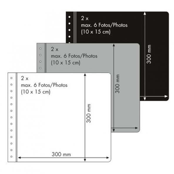 Leuchtturm1917 De-Lüks PHOTO TURN BINDER Fotoğraf Albümü Yaprağı,