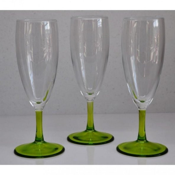 440070 Paşabahçe Yeşil Kadeh 3 lü - 2