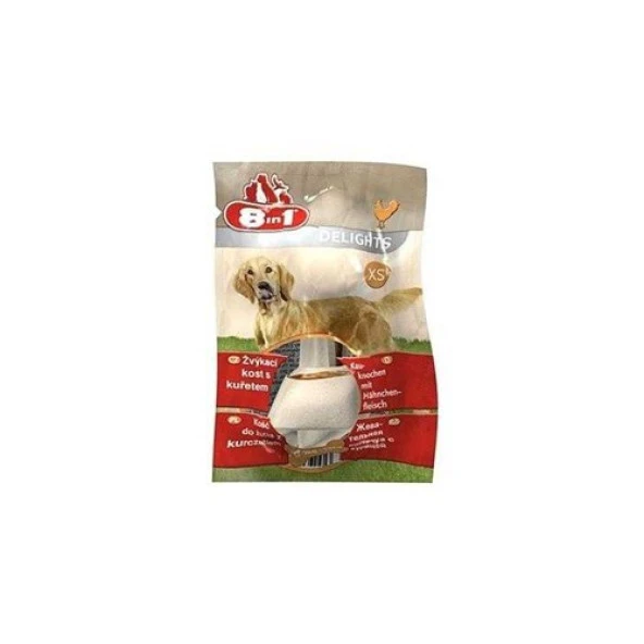8 in 1 Delights XS Köpek Ödül Kemiği Tekli Skt : 09/2026