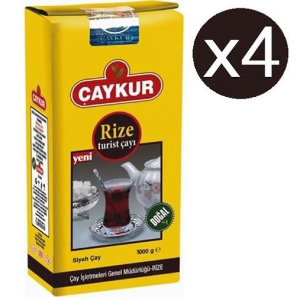 Çaykur Rize Turist Çay 1 Kg x 4 Adet