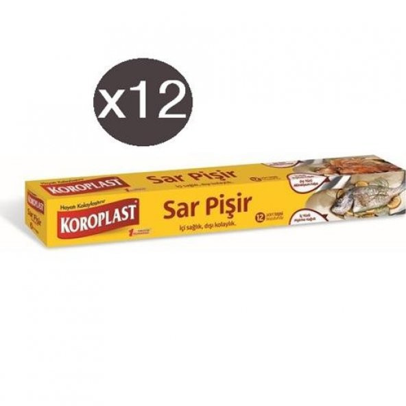 Koroplast Sar Pişir 12 Yapraklı 12 paket x 37 Metre (42cm*37m)
