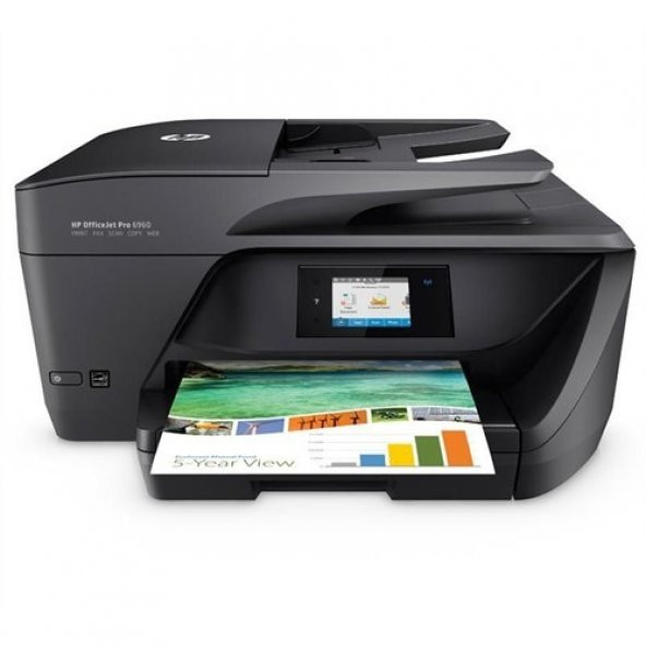 HP Officejet Pro 6960 Fotokopi + Faks + Tarayıcı + Wi-Fi+ Airprint+ Çift taraflı Yazıcı J7K33A