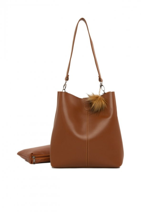 Bagmori Taba Biritli Mıknatıs Çıtçıtlı Çanta