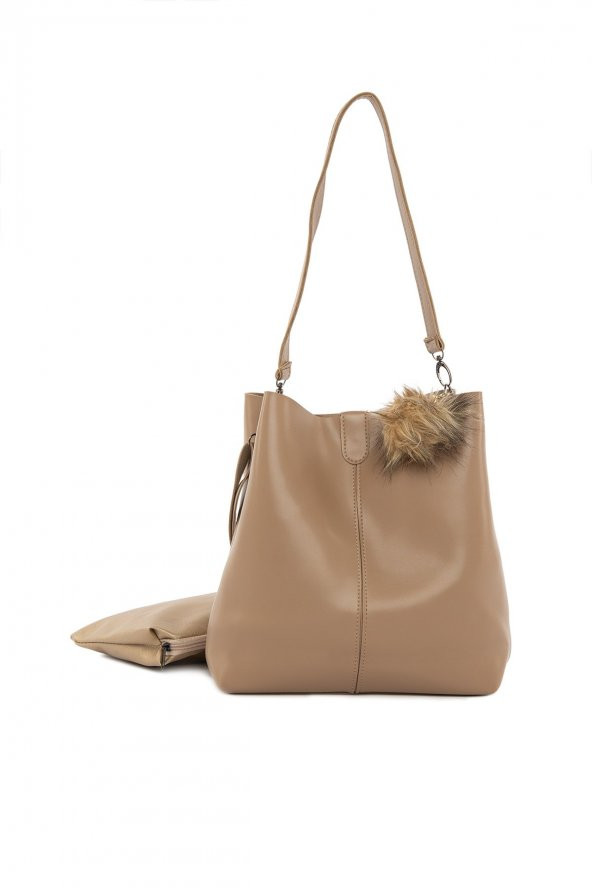 Bagmori Vizon Biritli Mıknatıs Çıtçıtlı Çanta ürün görseli