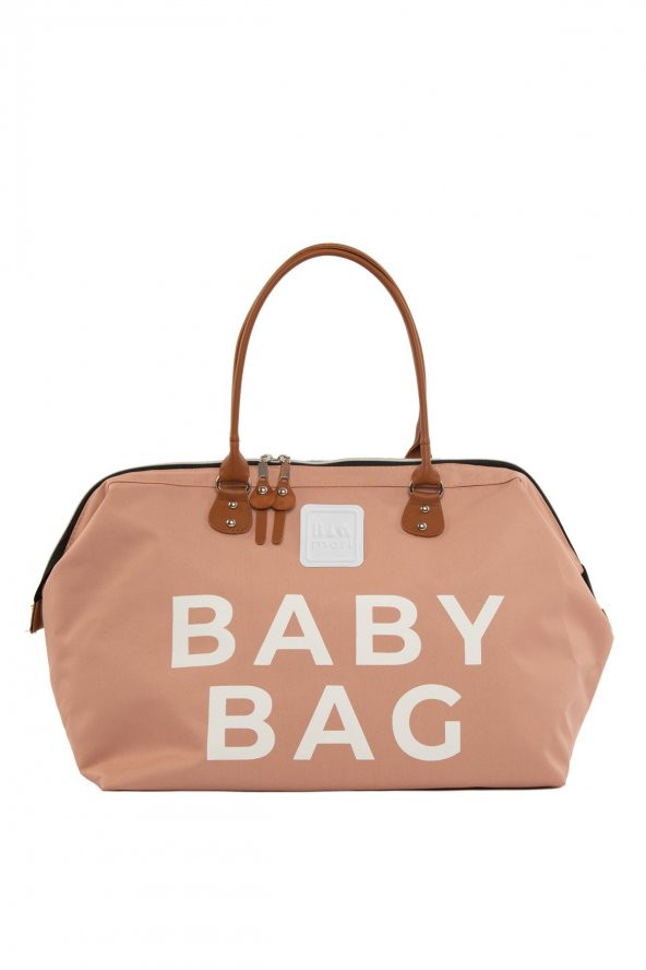 Bagmori Pudra Baby Bag Baskılı Bebek Bakım Çantası