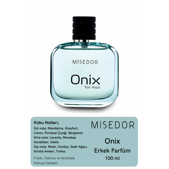 Misedor Onix Edp 100 ml Erkek Parfüm