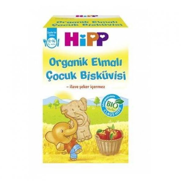 Hipp Organik Elma Çocuk Bisküvisi ( Yeni ) 150Gr