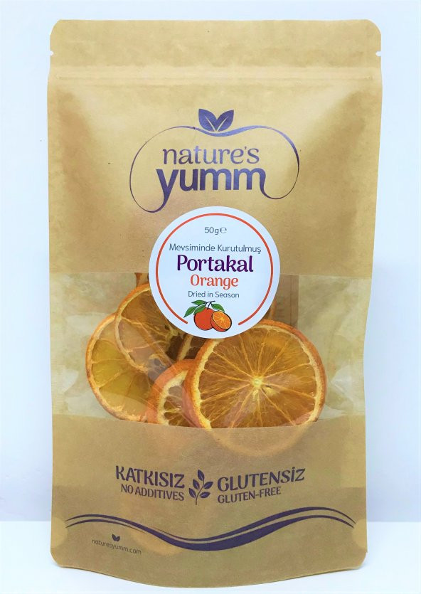 nature's yumm 3'lü Kurutulmuş Portakal Paketi - Ücretsiz Kargo