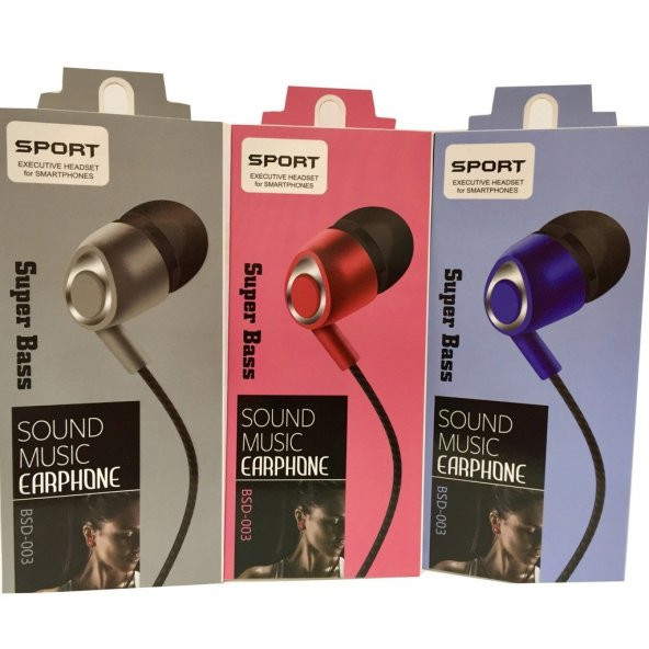 Sport BSD-003 Kulak İçi Kablolu Kulaklık