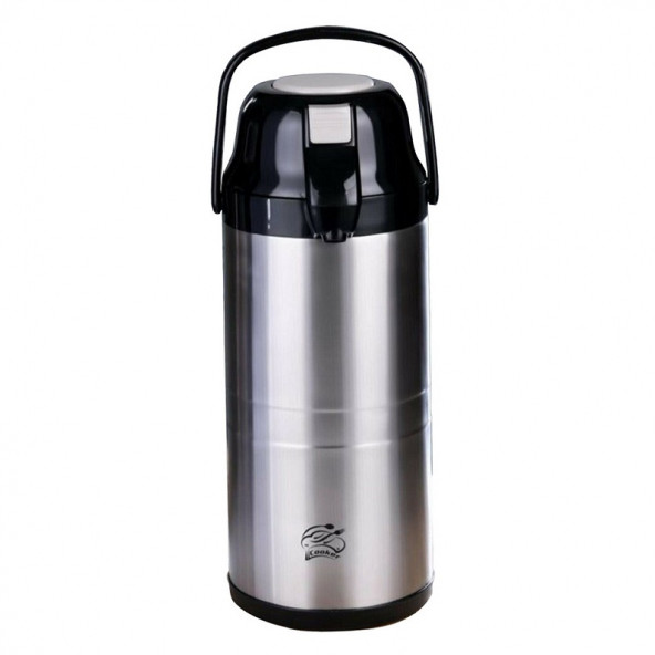 Cooker 4,5 Litre Pompalı Çelik Termos Çay Termosu Su Termosu