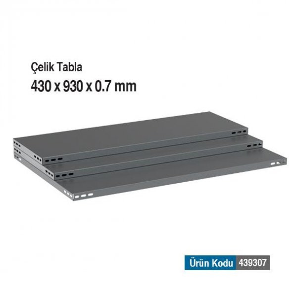 ÇELİK TABLA - 430x930x0.7mm
