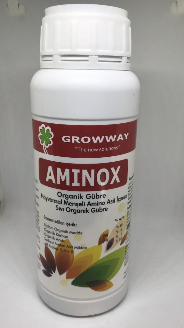 Growway Aminox Deniz Yosunu Azot Ve Aminoasit İçeren Organik Gübre 1Lt
