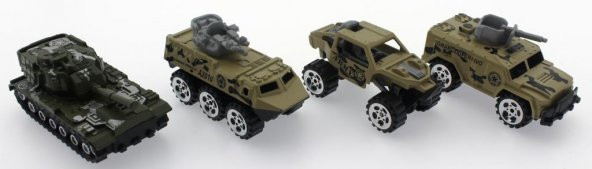 4Lü Die Cast Polis Seti - 2