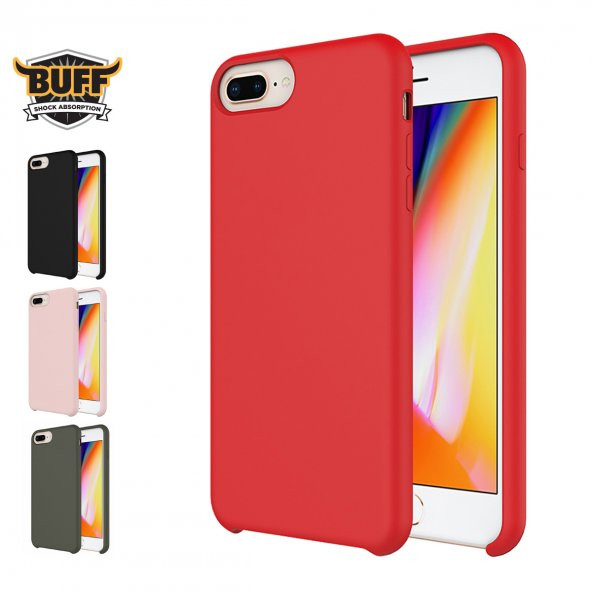 Buff iPhone 8 Plus / 7 Plus Rubber Fit Kılıf - 1