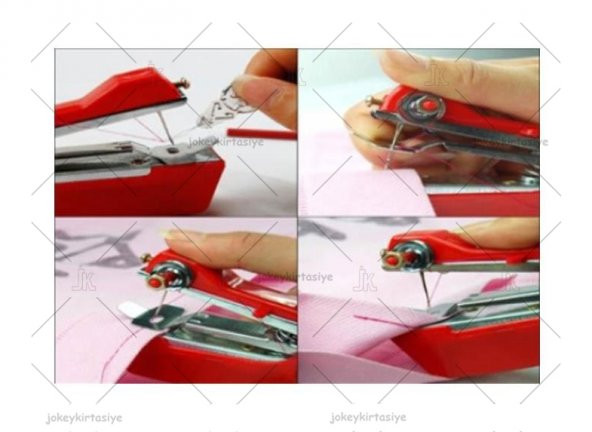 Pratik El Tipi Mini Dikiş Makinası, Seyyar Seyahat Dikiş Makine - 2