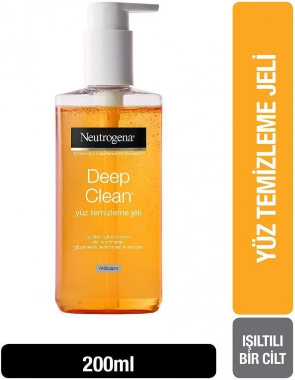 Neutrogena Deep Clean Yüz Yıkama Jeli 200 Ml