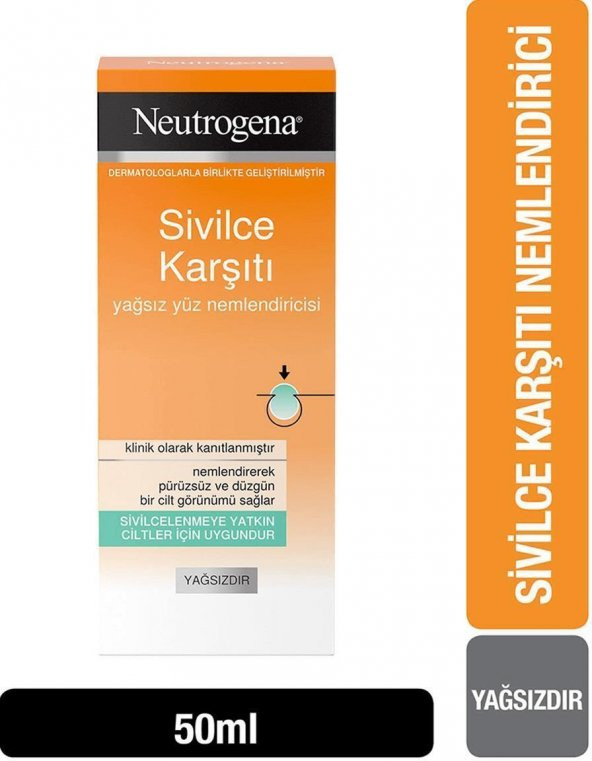 Neutrogena Sivilce Karşıtı Yağsız Yüz Nemlendiricisi 50 Ml - 2