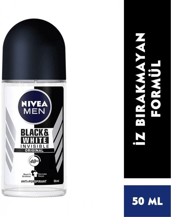 Nıvea Roll On Black Whıte Invısıble Bay 50 Ml