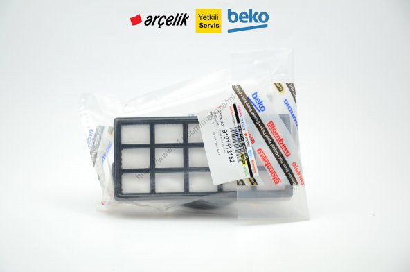Arçelik S 7424 Elektrikli Süpürge Filtresi (Orjinal Yedek Parça)