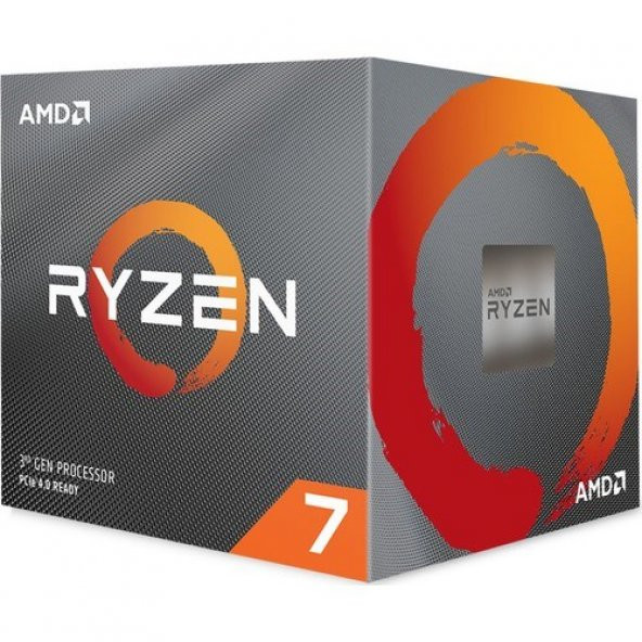 AMD Ryzen 7 3700X 3.6GHz 32MB Cache Soket 65W AM4 İşlemci