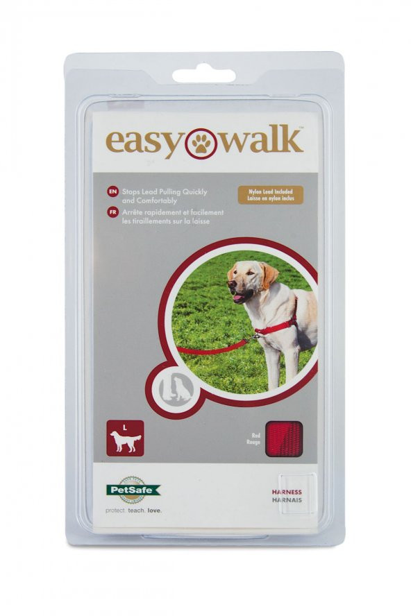 PETSAFE Easy Walk Harness Kırmızı Kopek Gogus Tasması LARGE - 2