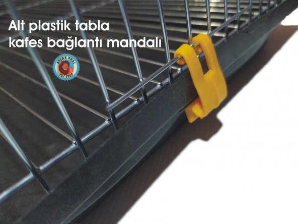 Çifthane Kafes  Galveniz kaplı Ortadan Bölmeli - 4