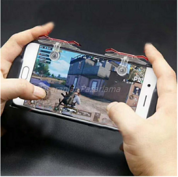 PUBG MOBİLE TELEFON TABLET OYUN  ÇİFT ATEŞ TETİK TUŞU KONSOLU KOLU KONSOL APARATI W10 W11 R11 KONTROL DÜĞMESİ ANDROİD APPLE İPAD İOS SAMSUNG GAMEPAD TABLET APARAT ÇİFT İPHONE 5 6 7 8 10 JOYSTİCK BUTONU L1R1 CONTROLLER SETİ ŞOK FİYATLARI FİYATLARI AL