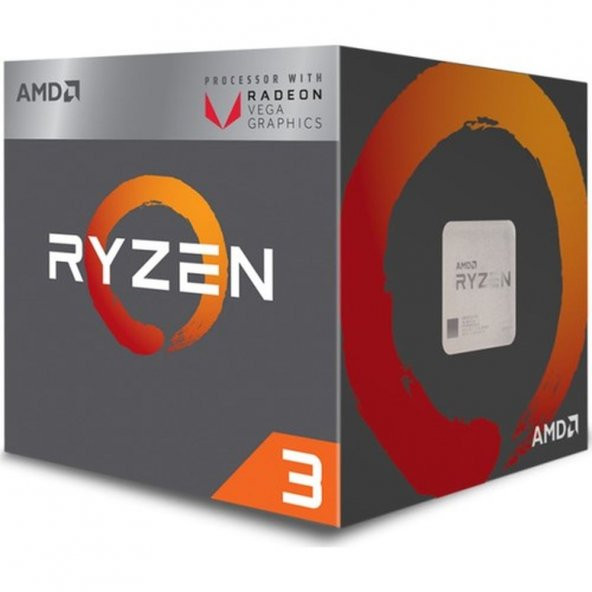 Amd RYZEN 3 2200G 3.7/3.5 GHz AM4 65W Radeon Vega YD2200C5FBBOX İşlemci