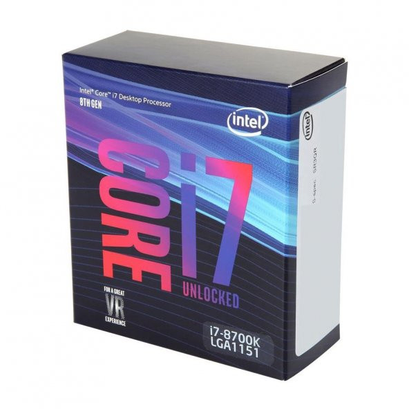 Intel Core i7-8700K (Fansız) İşlemci 12M Cache up to 4.70 GHz FC-LGA14C BX80684I78700K SR3QR