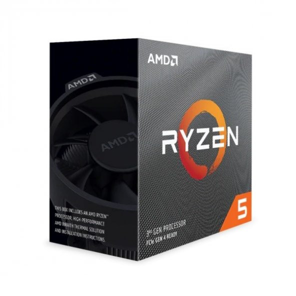 AMD Ryzen 5 3600 3.6GHz 32MB Cache 6 Çekirdek (65W) AM4 İşlemci