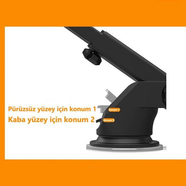 Araç Içi Telefon Tutucu Akrobat Tutacağı Ultra 360 Ayarlanabilir - 4