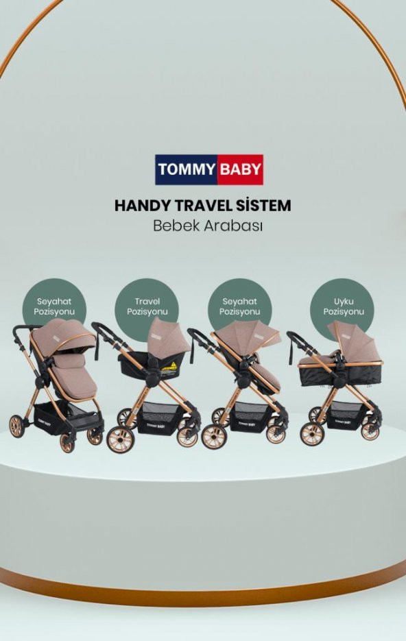 Tommybaby HandyTravel (Seyahat) Sistem Bebek Arabası - 5