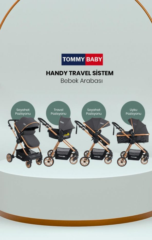 Tommybaby HandyTravel (Seyahat) Sistem Bebek Arabası - 12
