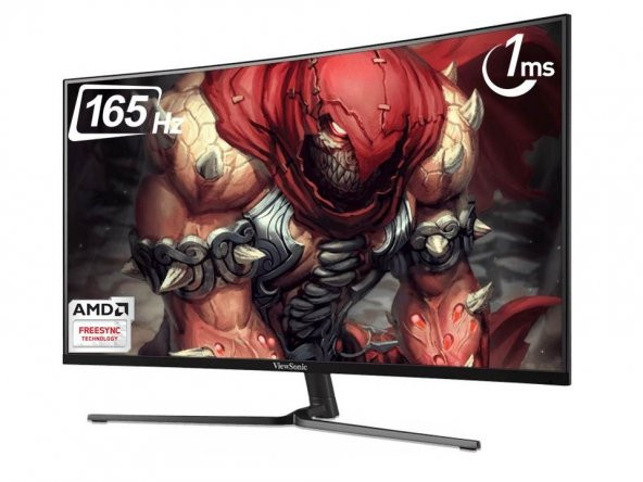 ViewSonic 32 VX3258-PC-MHD 1MS 165HZ 2xHDMI+DP FHD 1800R KAVİSLİ AMD FREESYNC GAMING MONİTÖR - 3