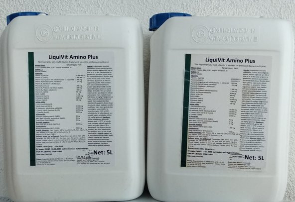 LiquiVit Amino Plus-Vitamin-Aminoasit-İz element Konsantresi-1Litre