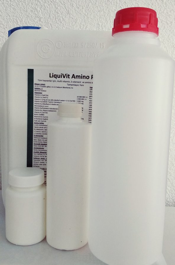 LiquiVit Amino Plus-Vitamin-Aminoasit-İz element Konsantresi-1Litre - 2
