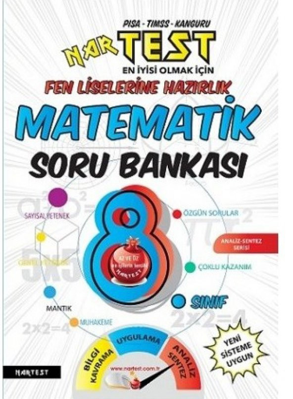 Nartest 8. Sınıf Süper Zeka Matematik Soru Bankası