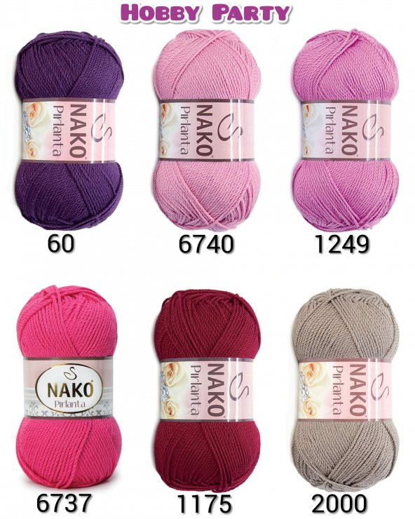Nako Pırlanta Örgü İpi 100 gr Renk Seçenekli - 3