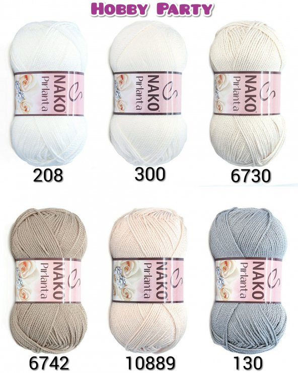 Nako Pırlanta Örgü İpi 100 gr Renk Seçenekli - 9