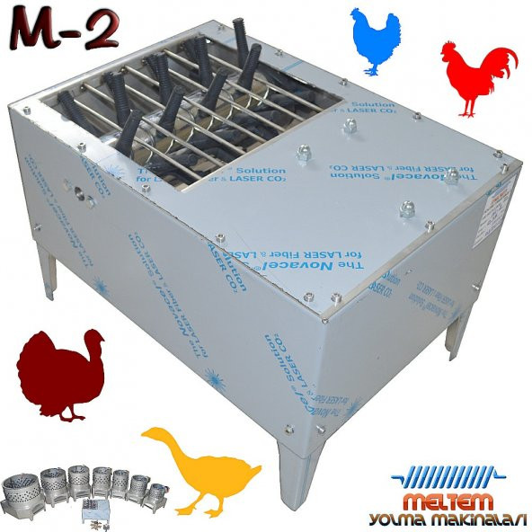 Meltem M2 kaz Hindi Ordek Tavuk Tuy Yolma Makinesi - 5