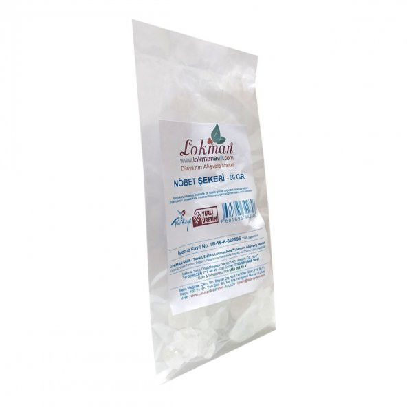 Doğal Nöbet Şekeri 50 Gr Paket - 4