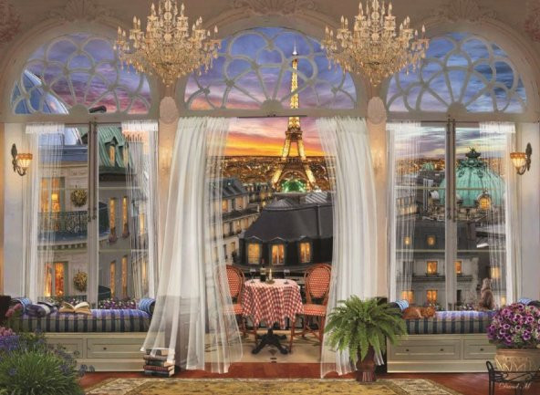 Anatolian Paris Teras Manzarası 1000 Parça Puzzle