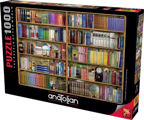Anatolian 1000 Parça Kitaplık (Bookshelves) Puzzle - 2