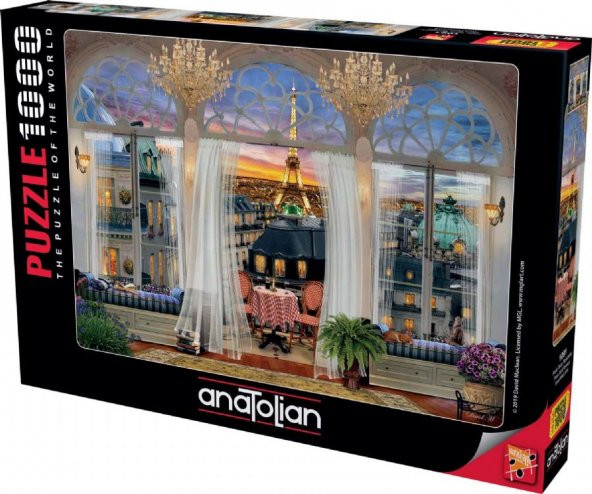 Anatolian Paris Teras Manzarası 1000 Parça Puzzle - 2