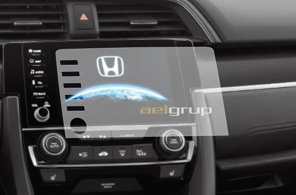 Honda Civic Makyajlı Kasa Fc 5  Navigasyon Ekran Koruyucu Film