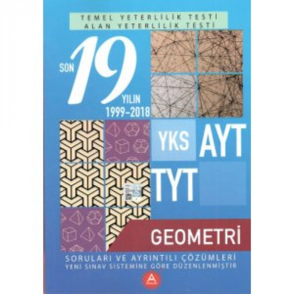 A Yayınları 19 Yıl Çıkmış Tyt Ayt Geometri Klp